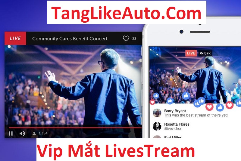 Vip mắt livestream facebook